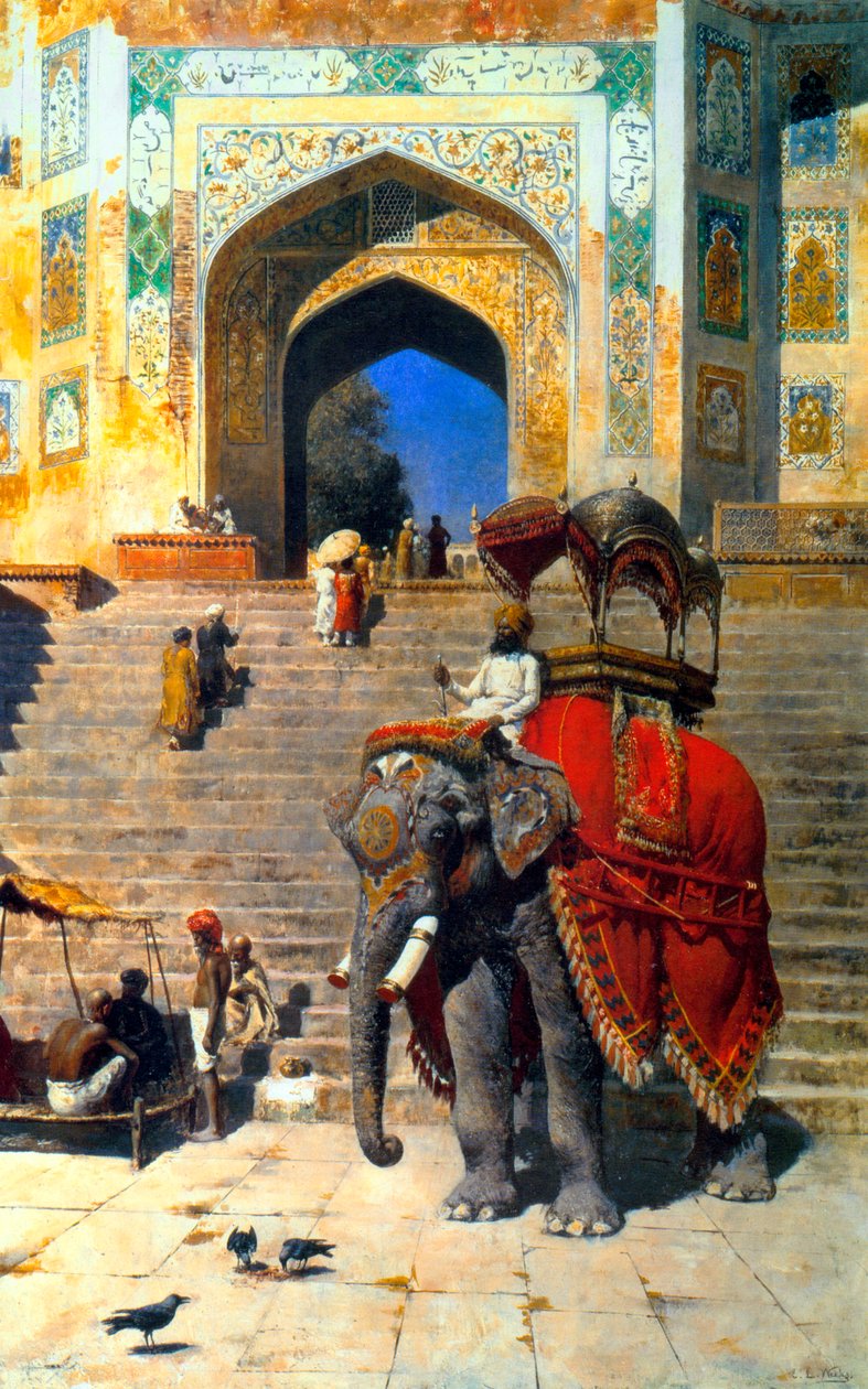 Kraliyet Fili Jami Mescidi, Mathura, 19. veya 20. yüzyılın başlarında Gateway
