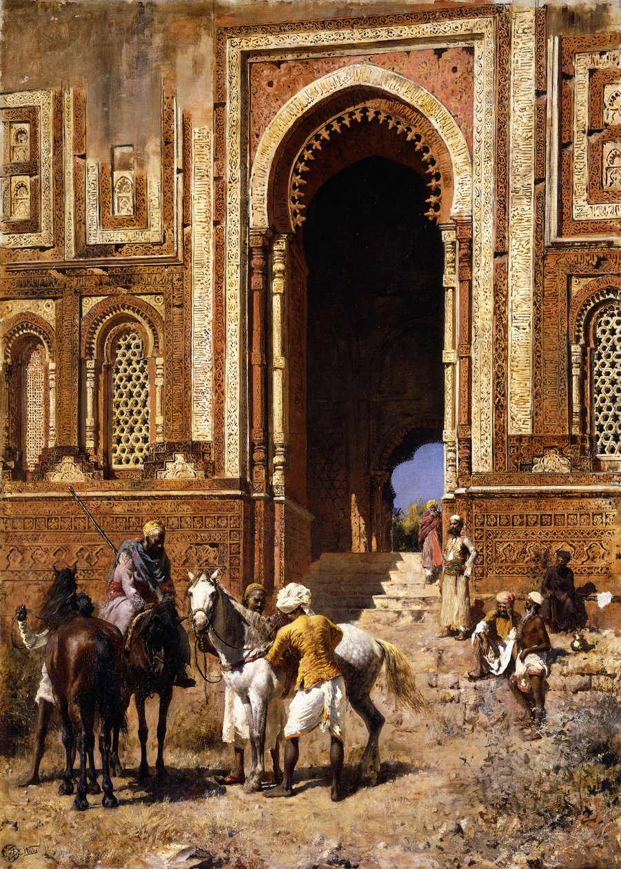 Alah-ou-din Geçidi, Eski Delhi, 19. yüzyıl sonu by Edwin Lord Weeks