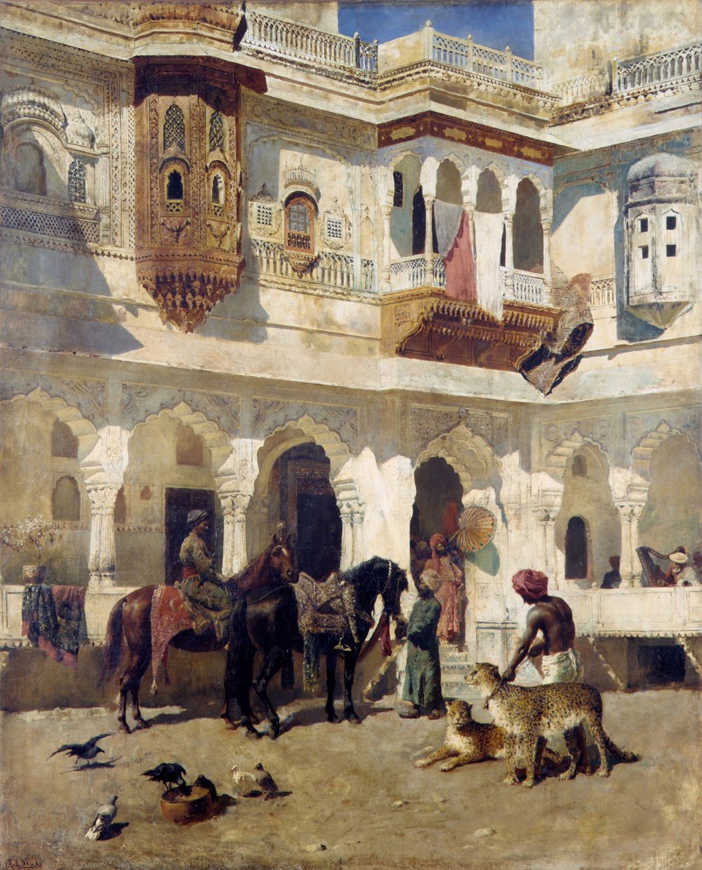 Bir Avda Başlayan Rajah, 1885 dolayları (tuval üzerine yağlı boya) by Edwin Lord Weeks