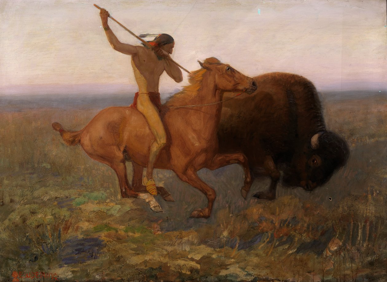 Hint Av Buffalo, 19. yüzyılın sonları ve 20. yüzyılın başlarında. by Edwin Willard Deming