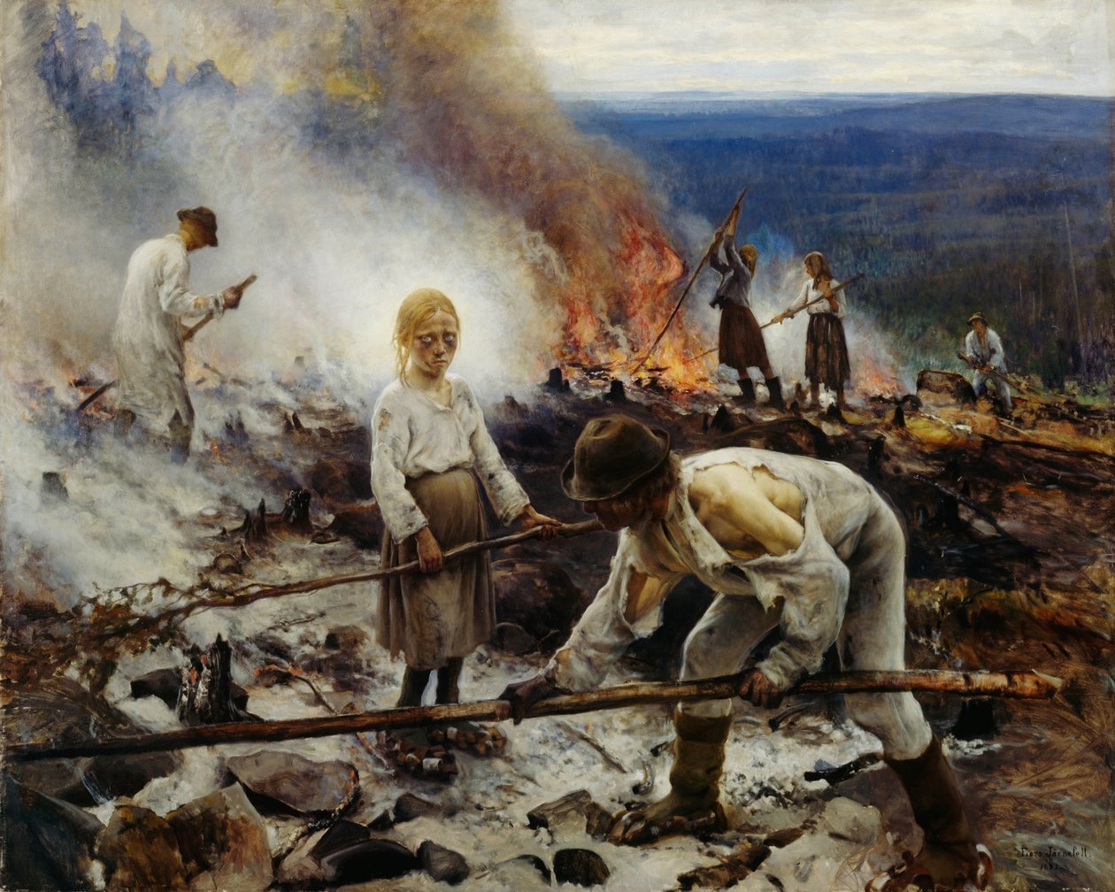 Çalıları Yakan Boyunduruğun Altında by Eero Järnefelt