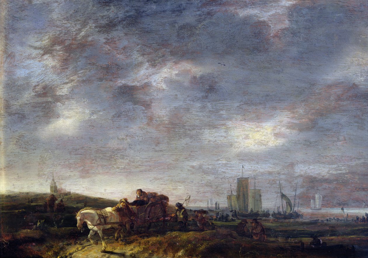 Balıkçıların Dönüşü, 1646 by Egbert van der Poel