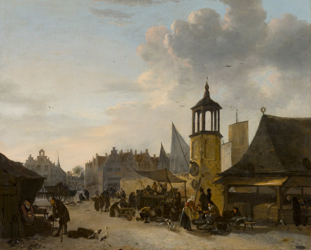 balık Pazarı by Egbert van der Poel