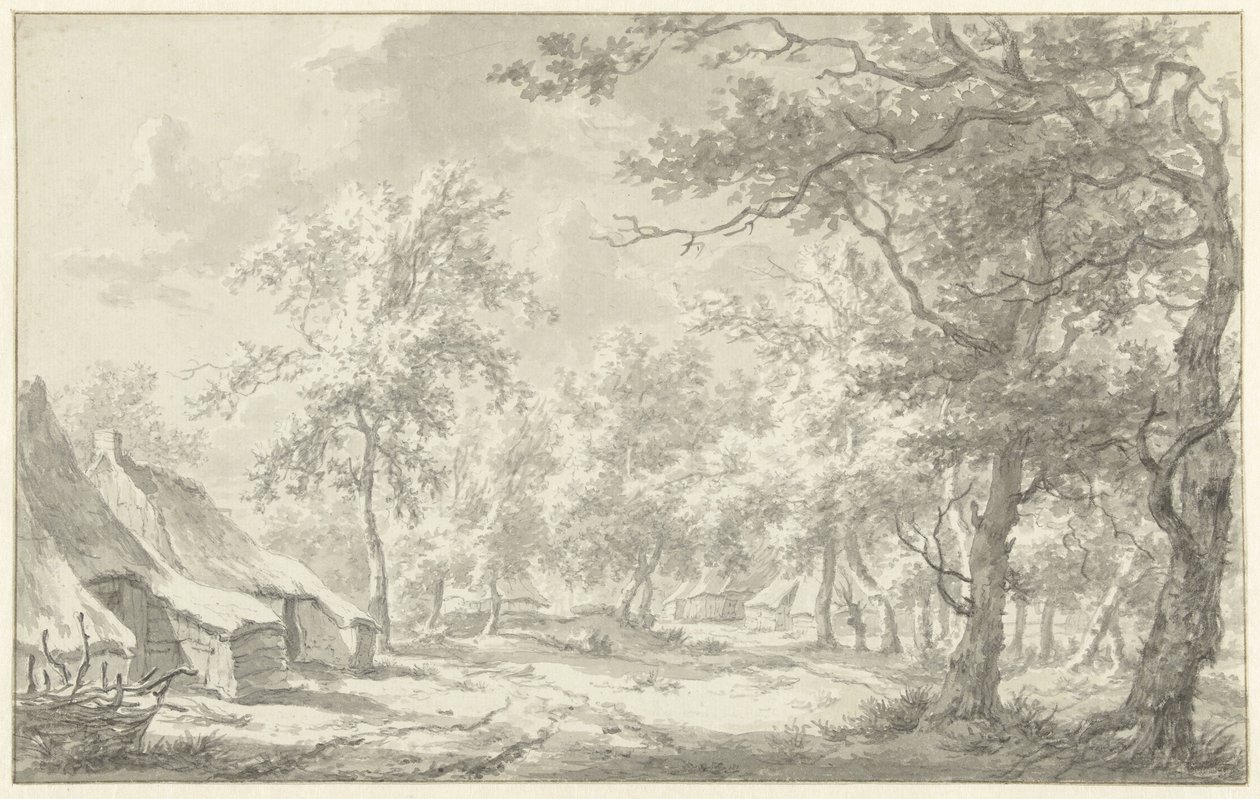Eext (Drenthe) sınırlarındaki Çiftlikler by Egbert van Drielst