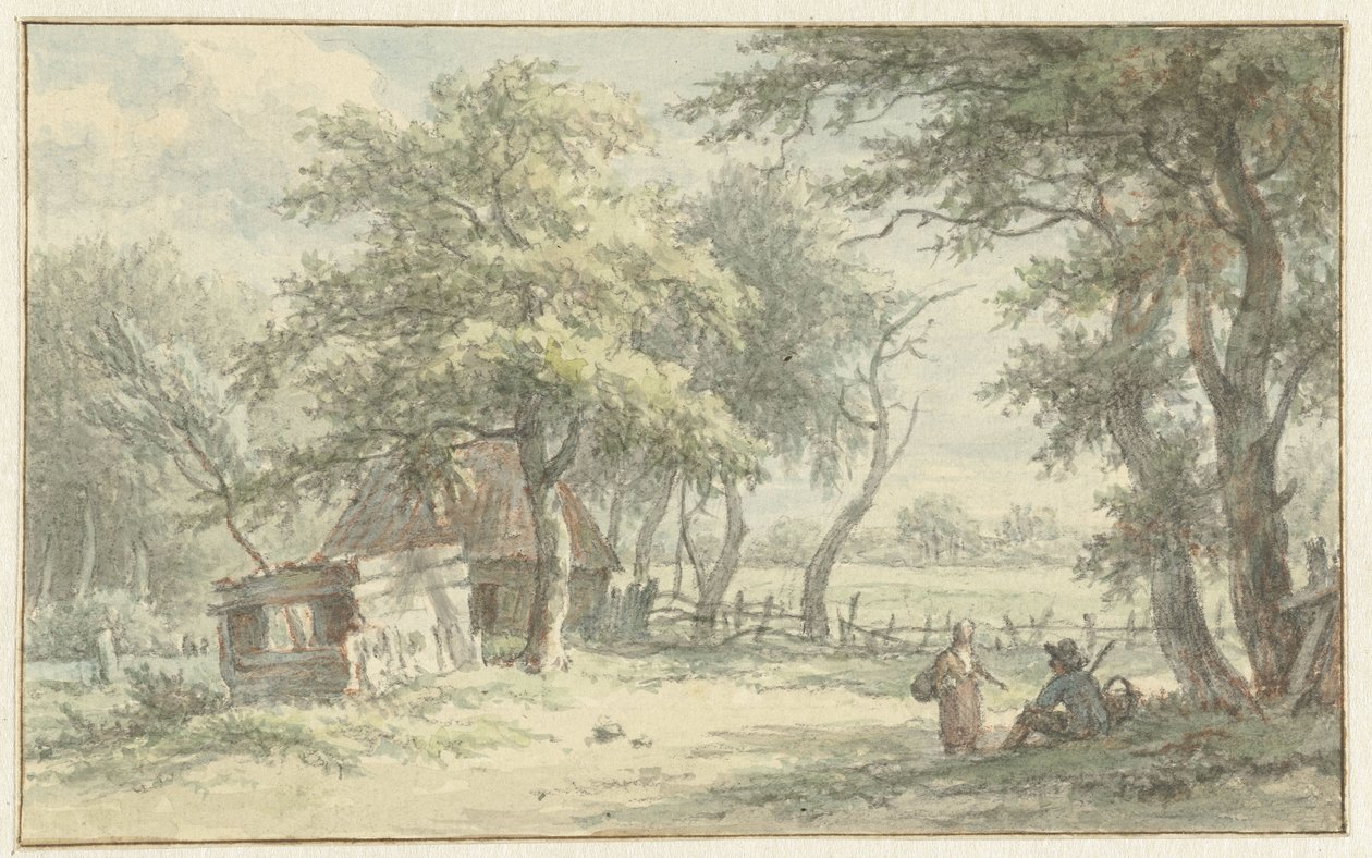 Naarder Houd'daki bir kulübedeki rakamlar by Egbert van Drielst