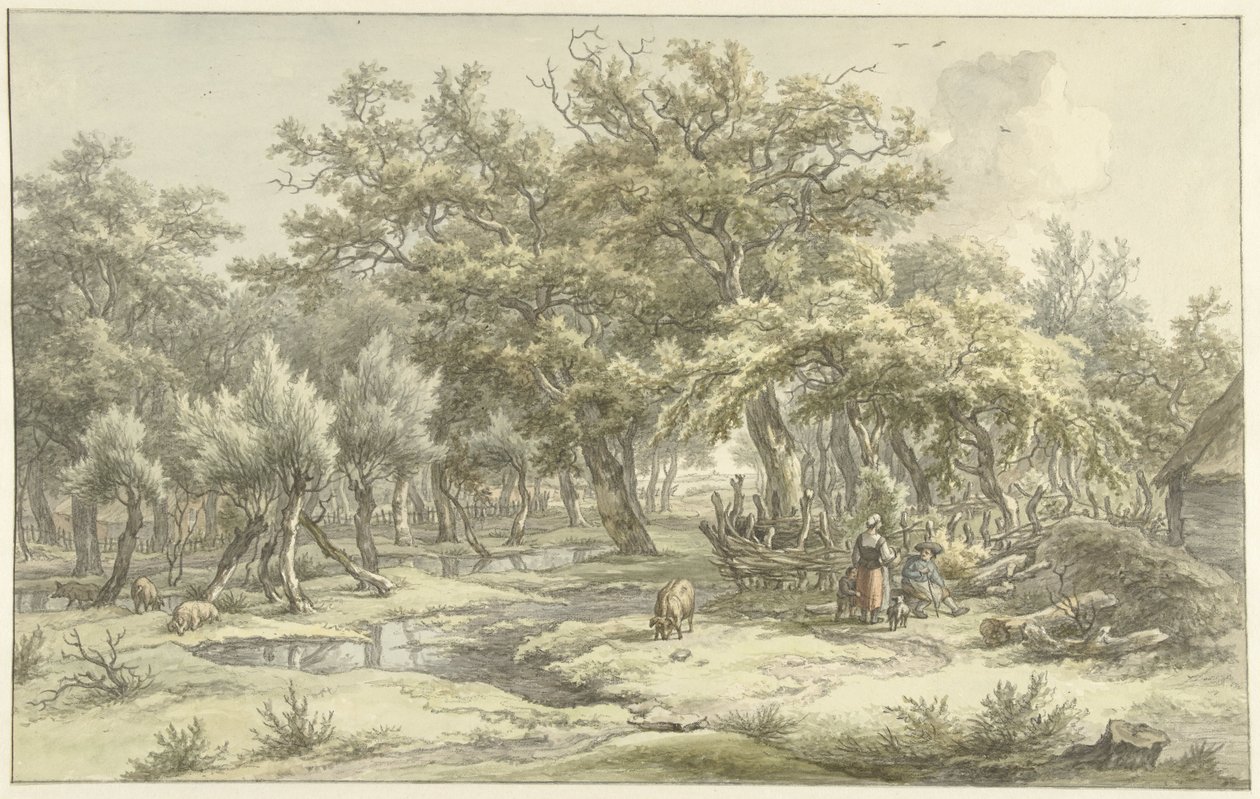 Eext (Drenthe) yakınındaki manzara by Egbert van Drielst