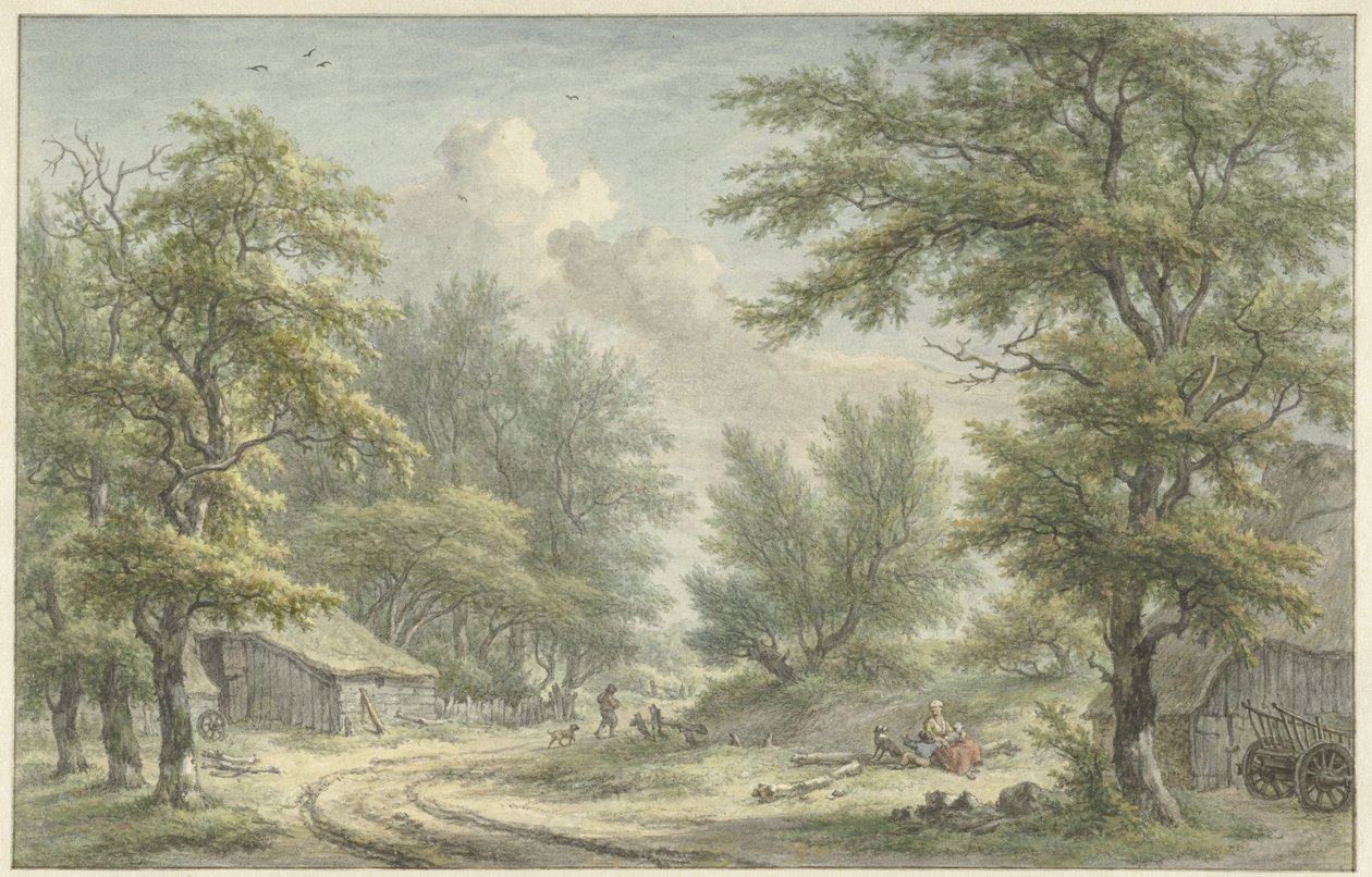 Eext, Drenthe yakınlarındaki manzara by Egbert van Drielst