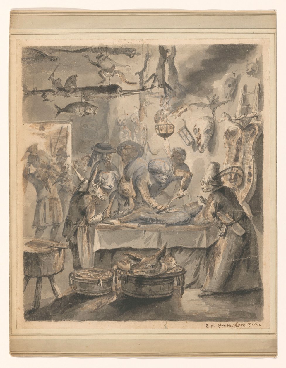 hayvan hiciv by Egbert van Heemskerck (II)
