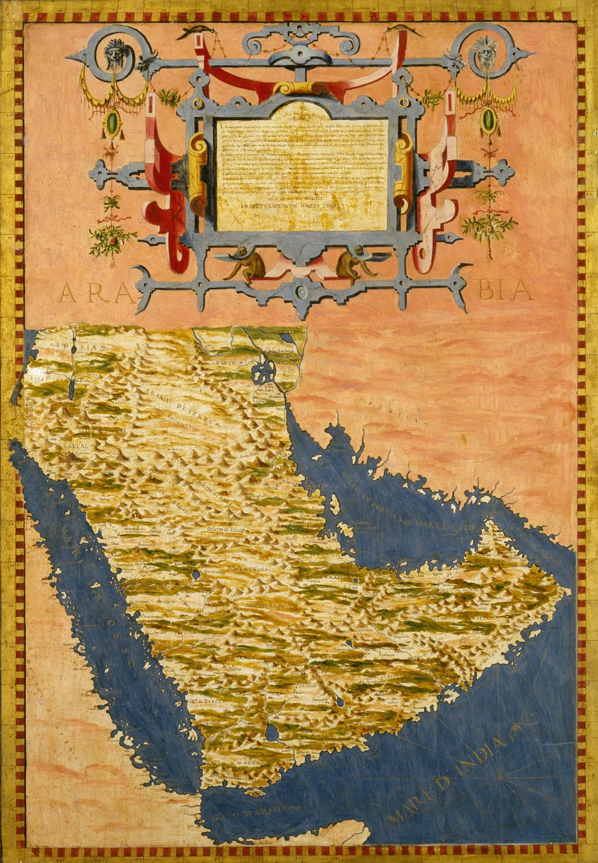 Arap Yarımadası by Ignazio Danti