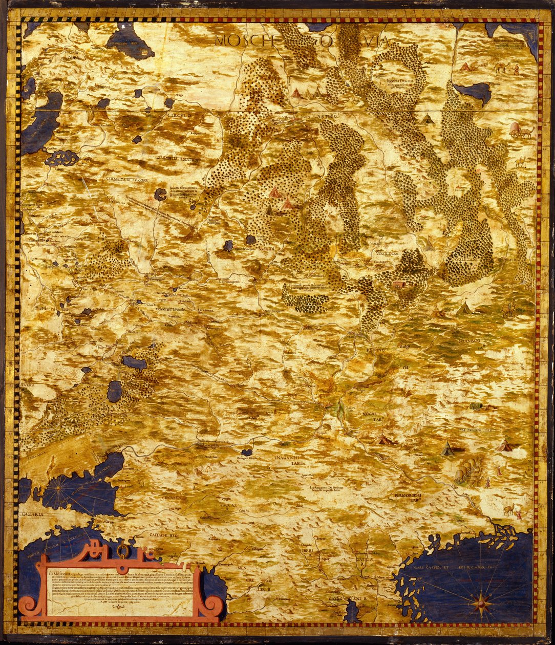 Rusya Moskova, c. 1565 by Egnazio Danti