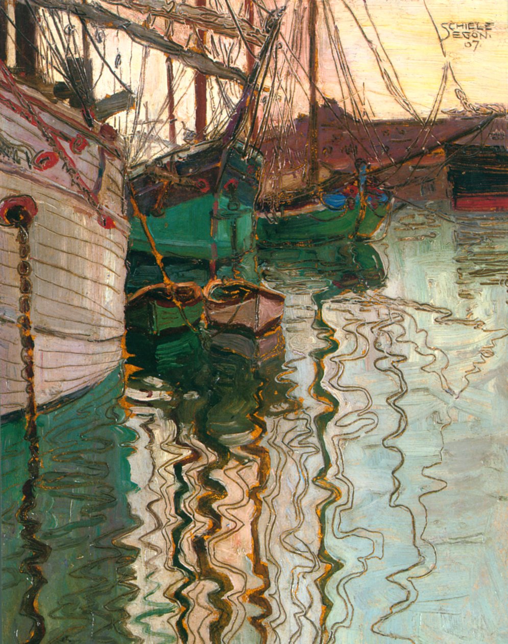Trieste Limanı by Egon Schiele