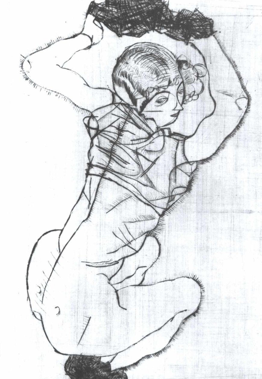 Çömelme by Egon Schiele