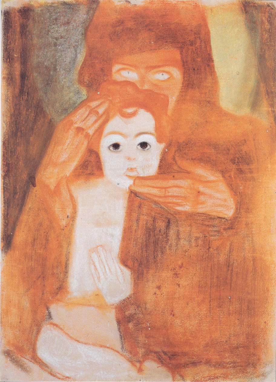 madonna ve çocuk by Egon Schiele
