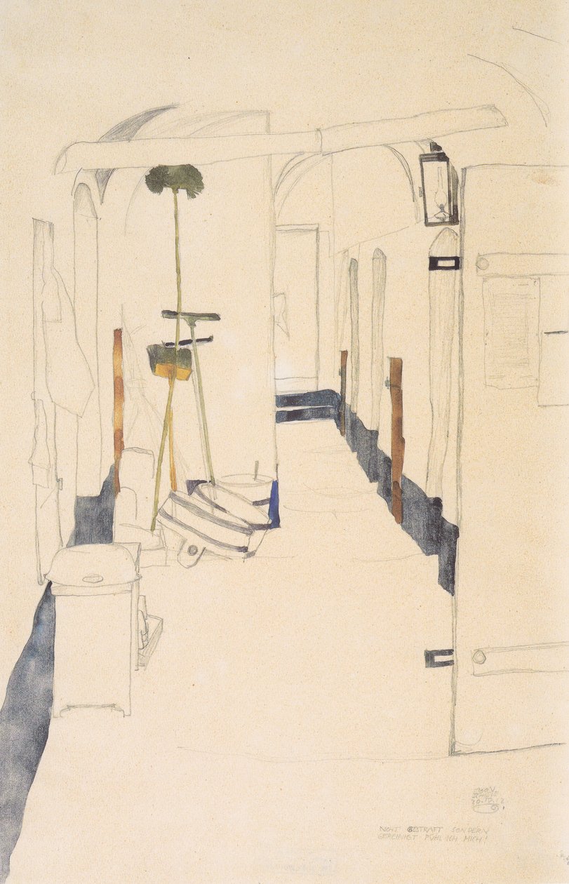 Kendimi arınmış hissediyorum, cezalandırılmıyorum by Egon Schiele