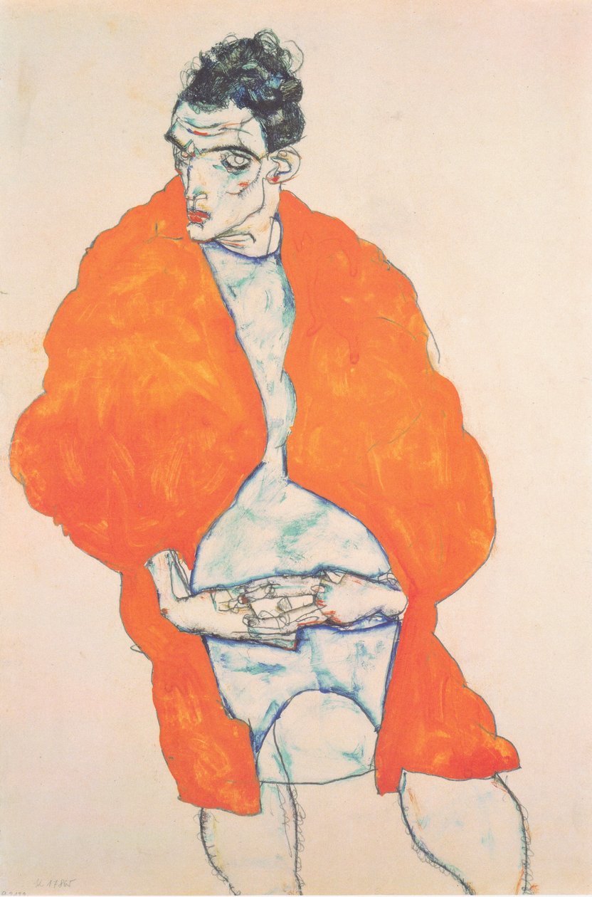 otoportre by Egon Schiele