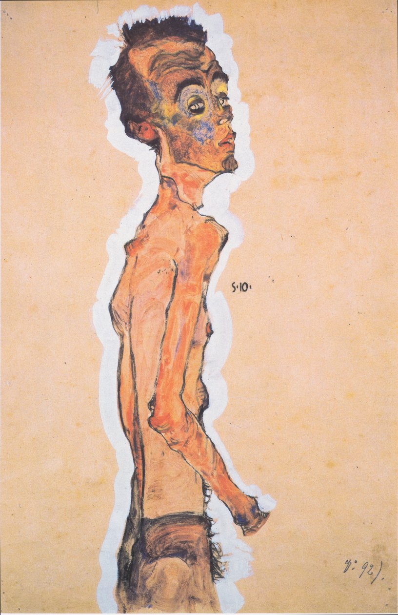 otoportre by Egon Schiele