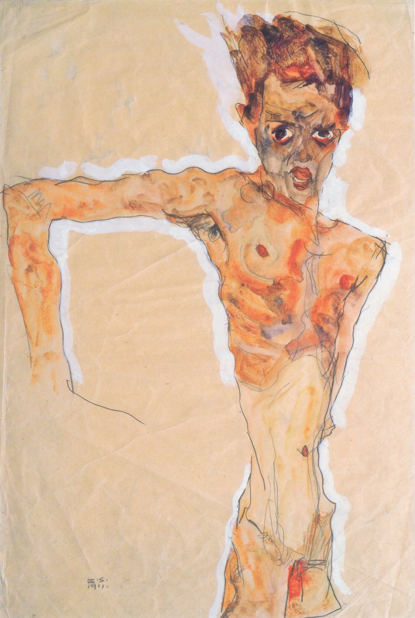 otoportre by Egon Schiele