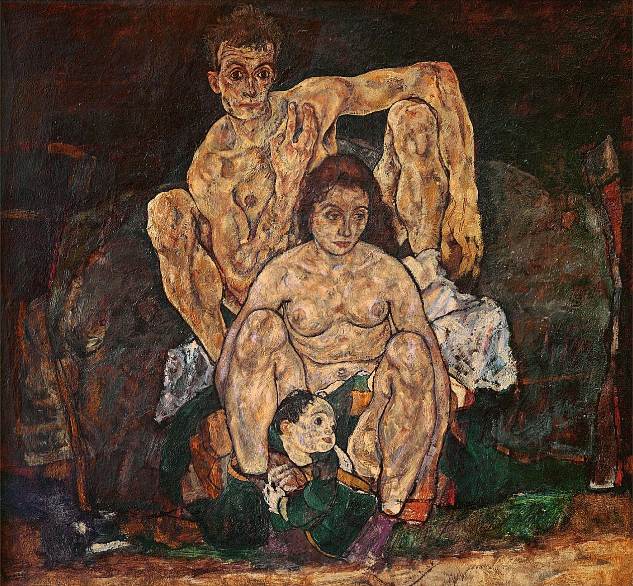 Aile, 1918 by Egon Schiele
