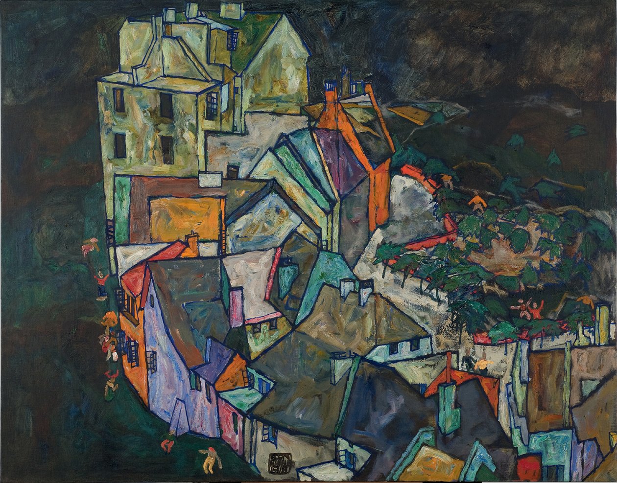 Hilal Evleri III by Egon Schiele