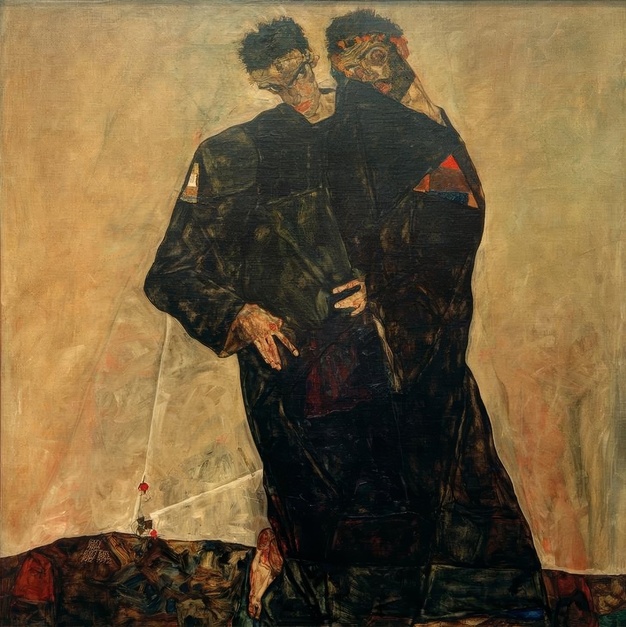 münzeviler by Egon Schiele