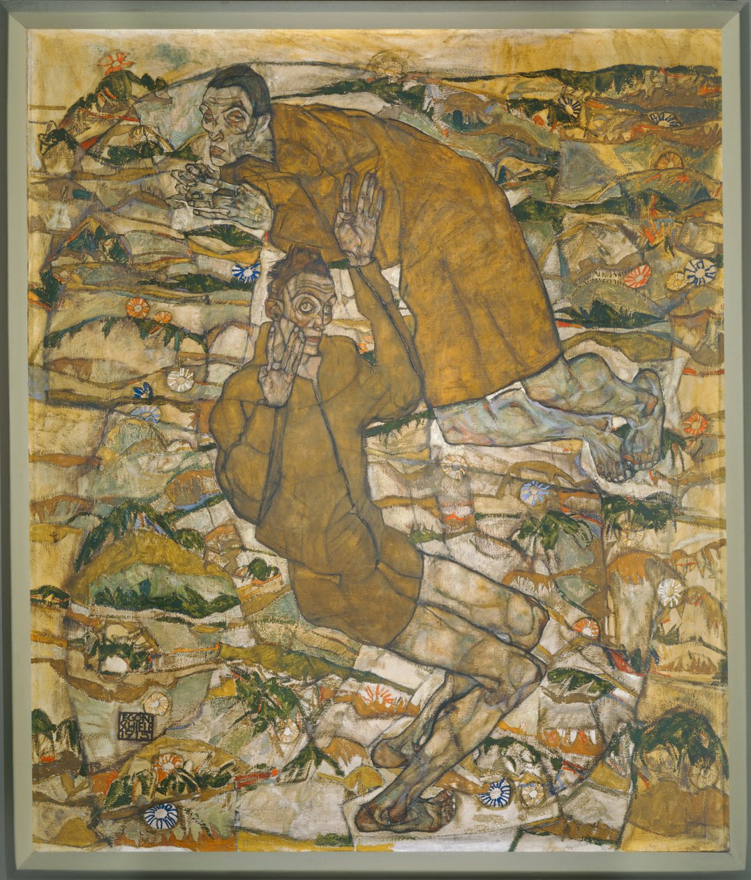 Uçup gidiyor, Kör by Egon Schiele