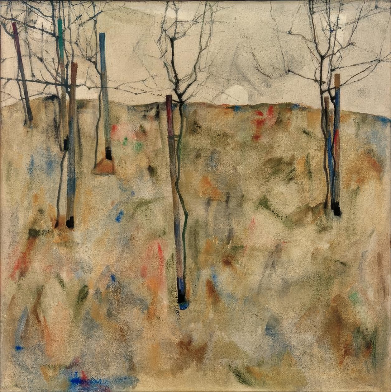 Kahle Bäume by Egon Schiele