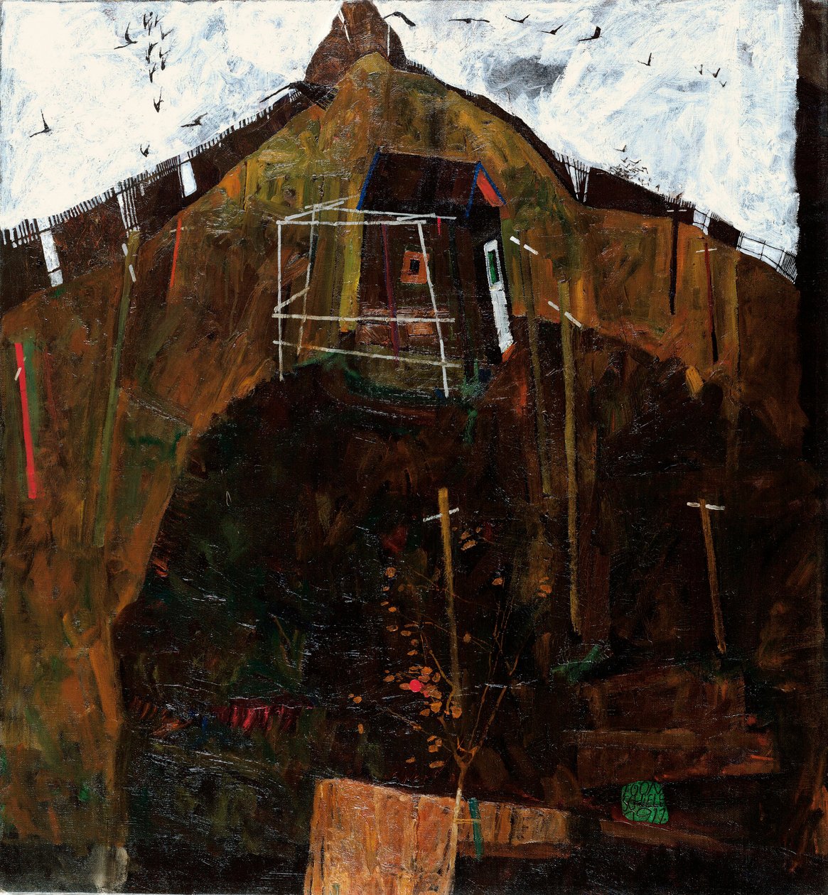 Kuzgunlarla Manzara - Egon Schiele