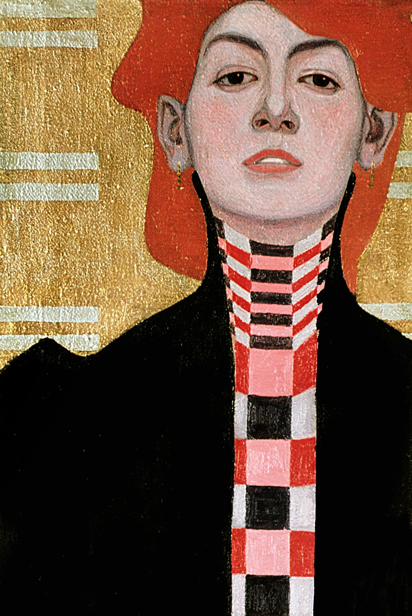 Bir Kadının Portresi, 1909 (petrol) (282394 detayı) by Egon Schiele