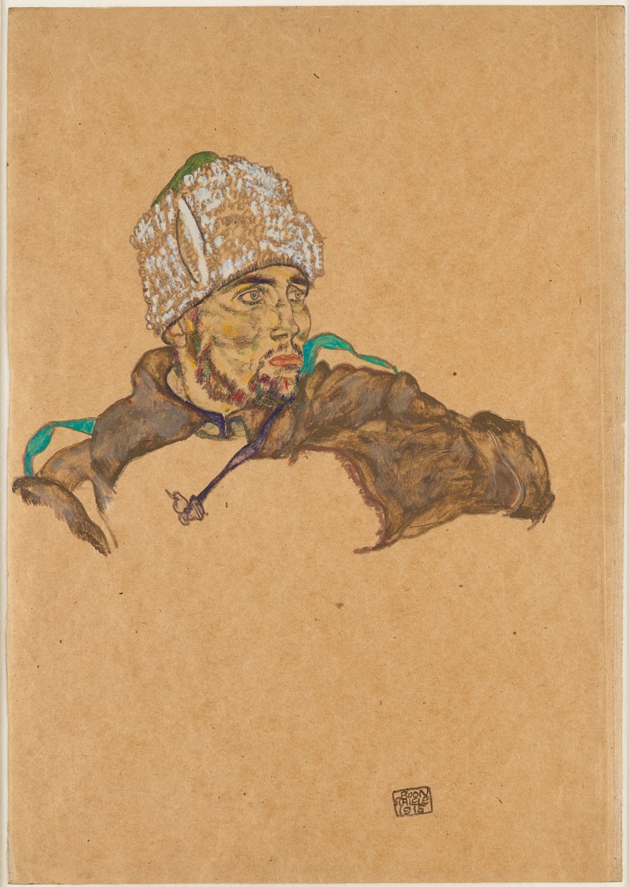 Rus savaş esiri by Egon Schiele