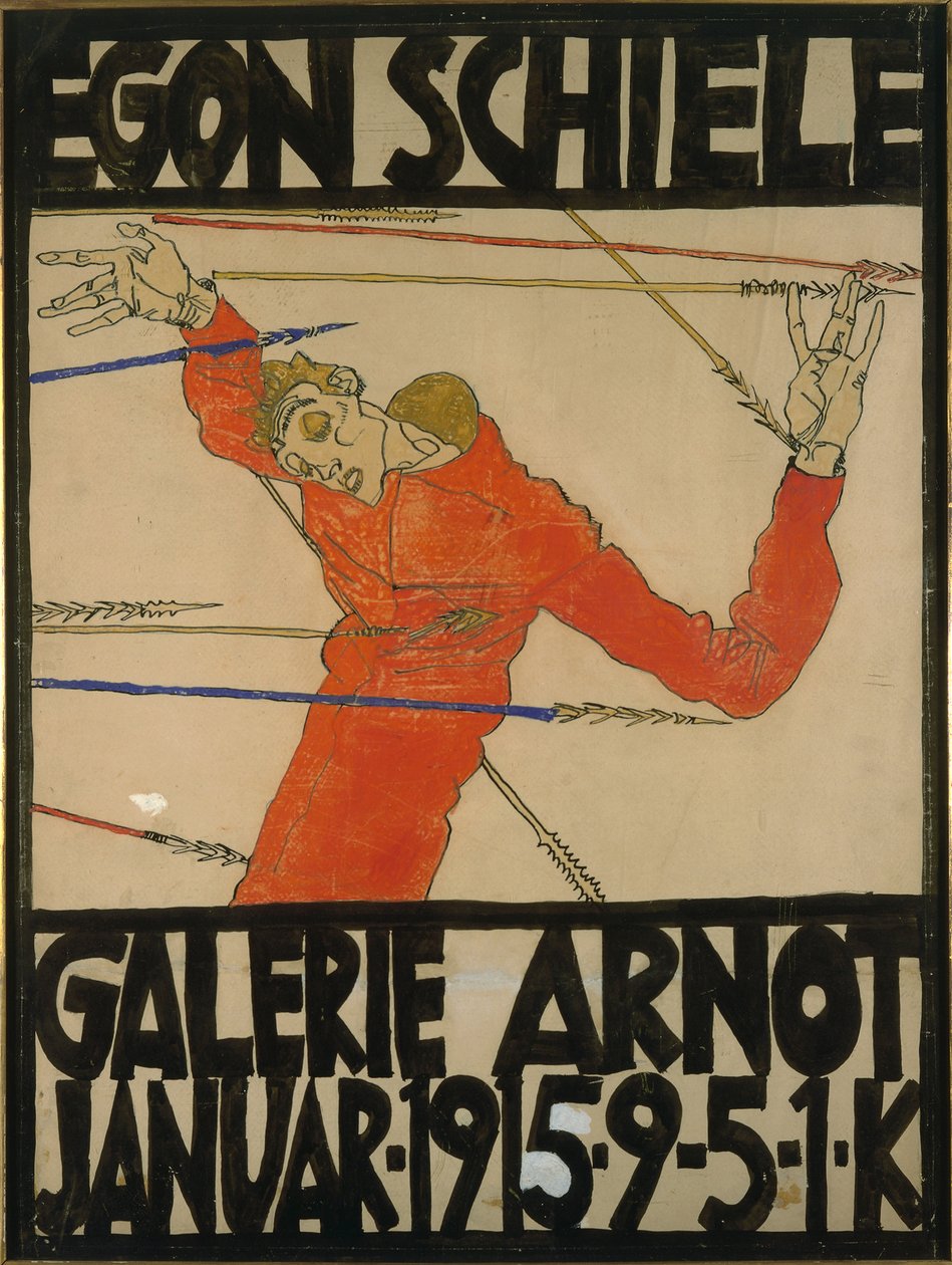 Saint Sebastian olarak otoportre, Galerie Arnot