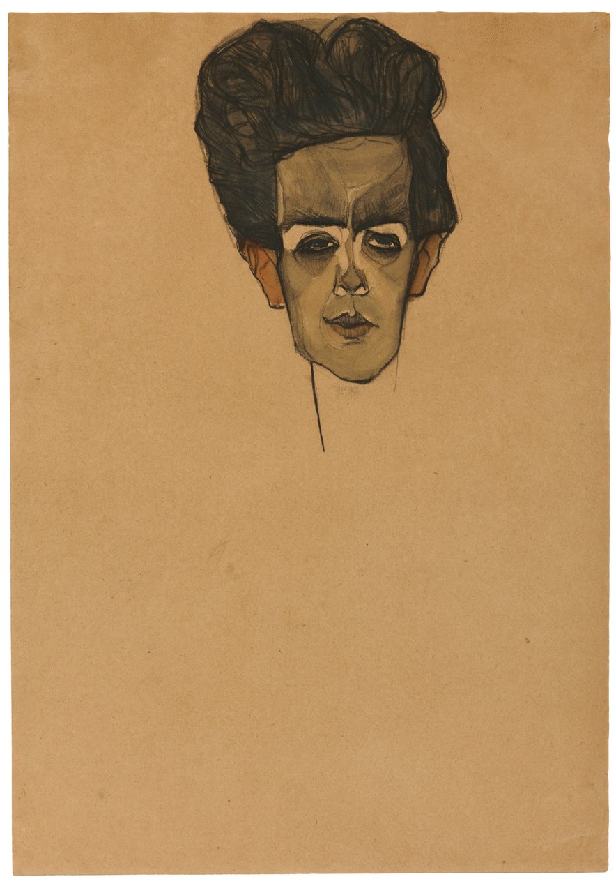Kendi portresi, 1910 by Egon Schiele
