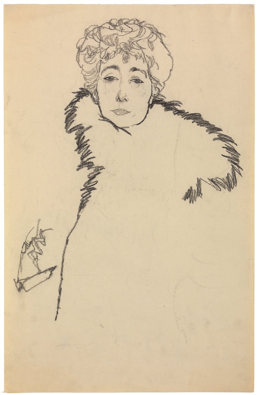 Serena Lederer, 1917 by Egon Schiele