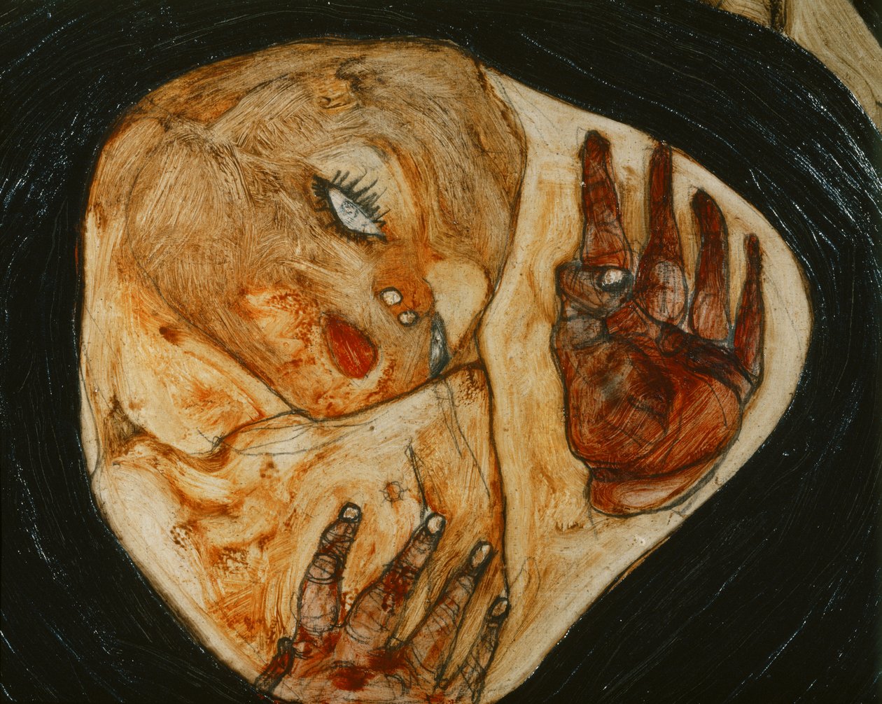 Ölü anne. by Egon Schiele