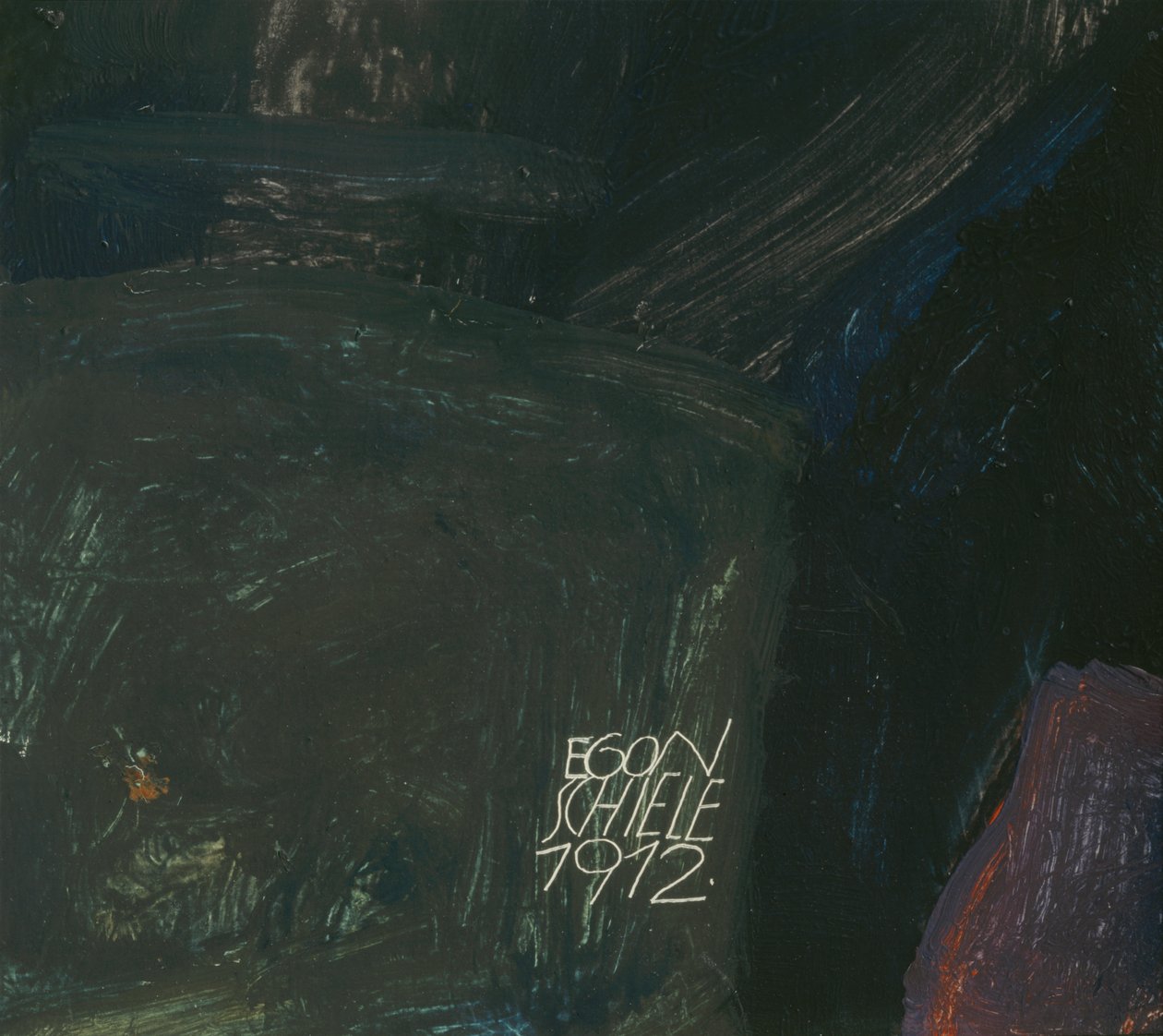 Kederli kadın by Egon Schiele