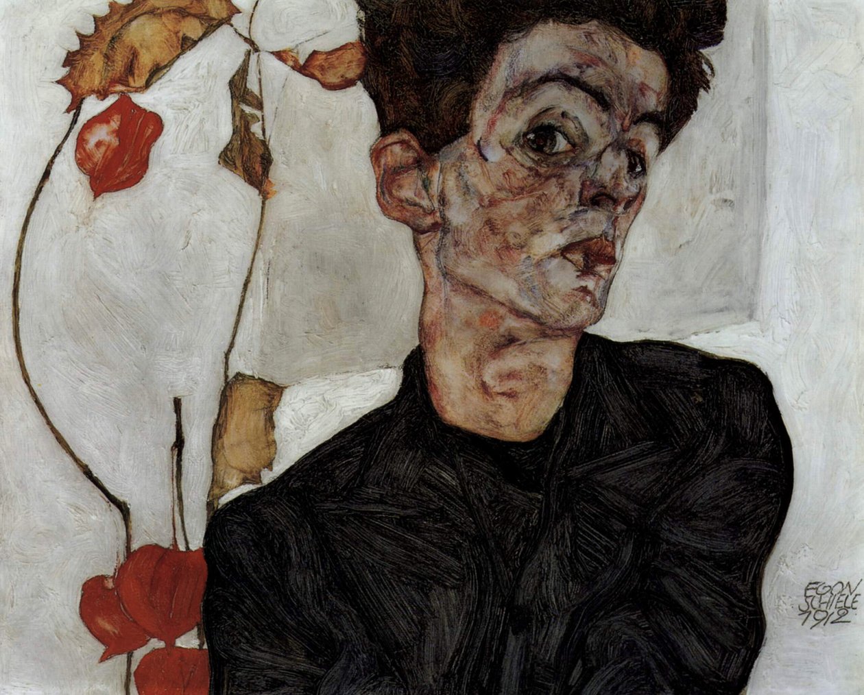 Bilinmeyen resim by Egon Schiele