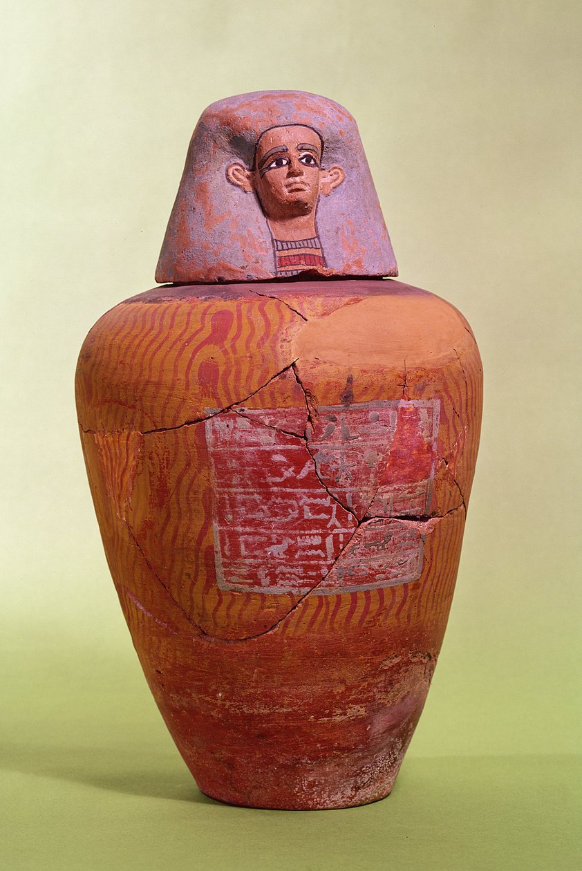 Kanopik kavanoz, Abydos (çömlek) by Egyptian