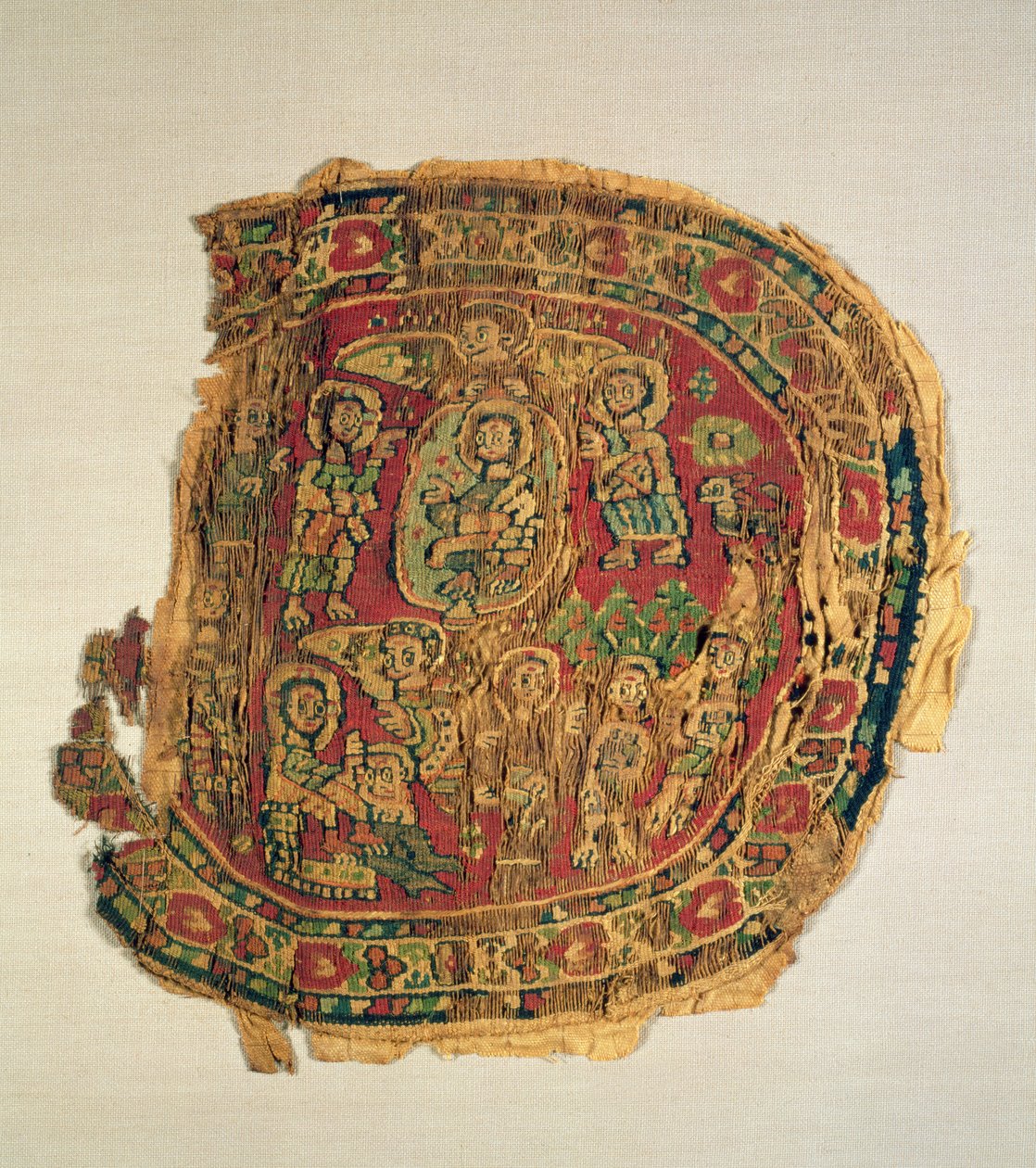 Aziz figürlü halı, Mısır, Kıpti dönemi, 4-12. yüzyıl, (tekstil) by Egyptian