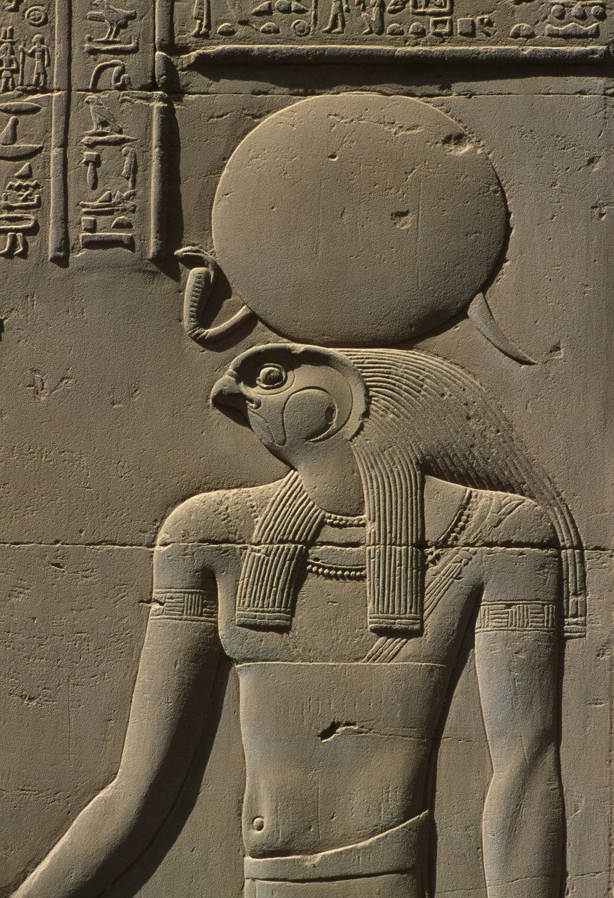 Bir kabartma detayı, Re taşı by Egyptian