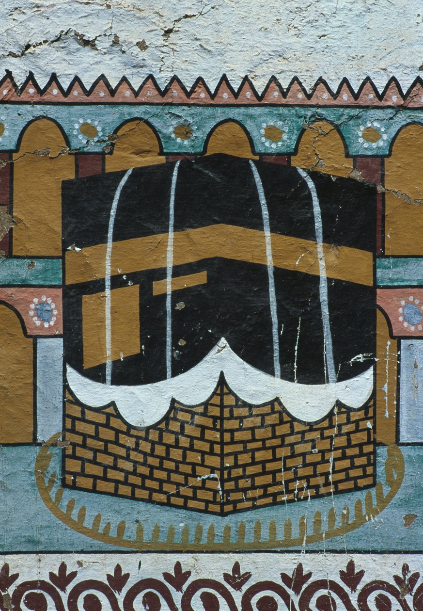 Kabe devesini tasvir eden boyalı duvar (duvar resmi) by Egyptian