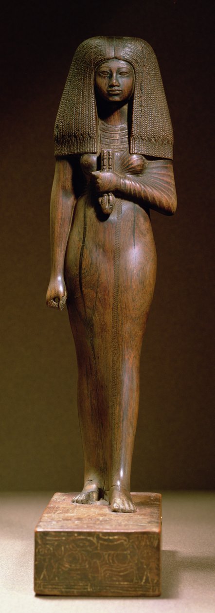 Tuya Heykeli, Min hareminin başı, Yeni Krallık (ahşap) by Egyptian 18th Dynasty