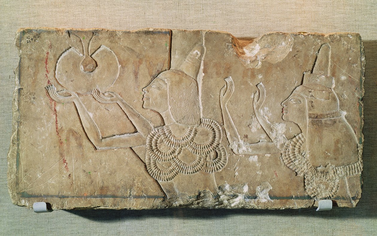 Ay (MÖ 1352-48) ve karısı Teye