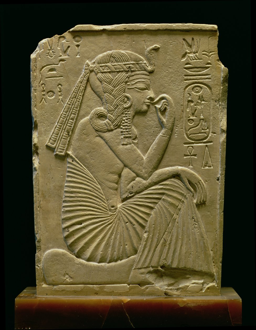 Ramses II (MÖ 1279-1213) çocukken, Yeni Krallık (kireçtaşı) by Egyptian 19th Dynasty
