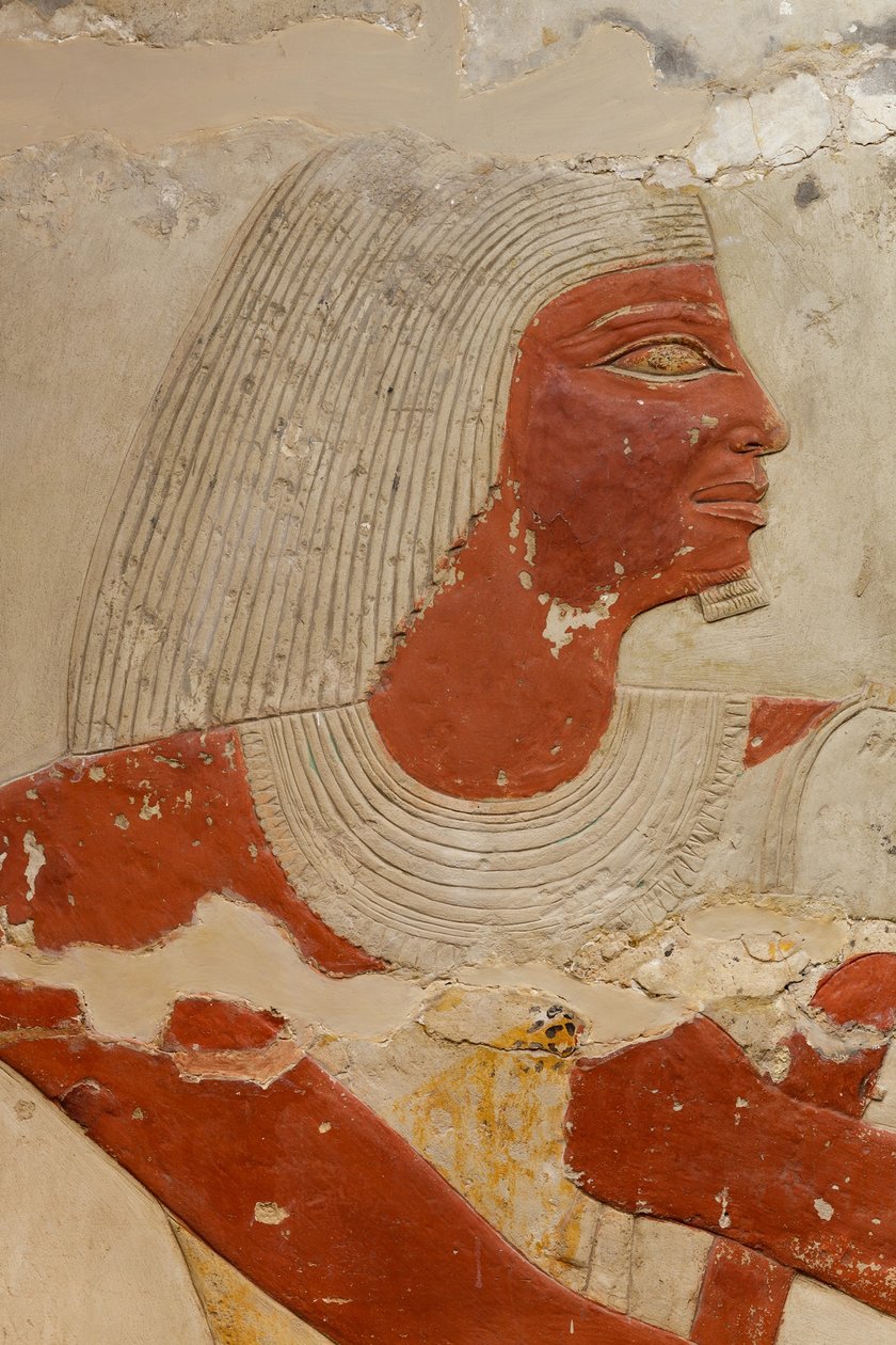 Mastaba Tomb of Perneb, c.2381–2323 BC (limestone and paint) by Egyptian 5th Dynasty