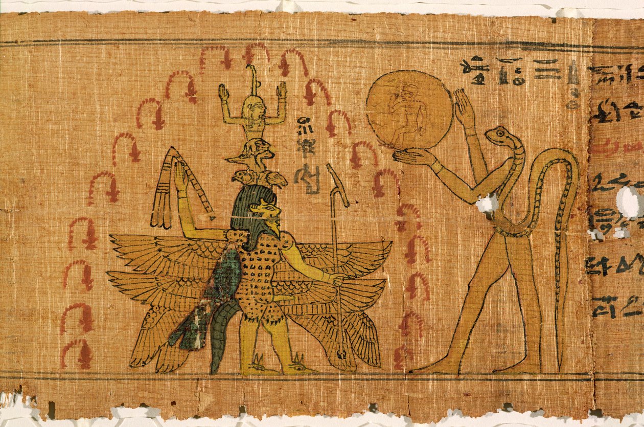 Sihirli Papirüs, Geç Hanedan, Batlamyus Dönemi (MÖ 332-30) by Egyptian