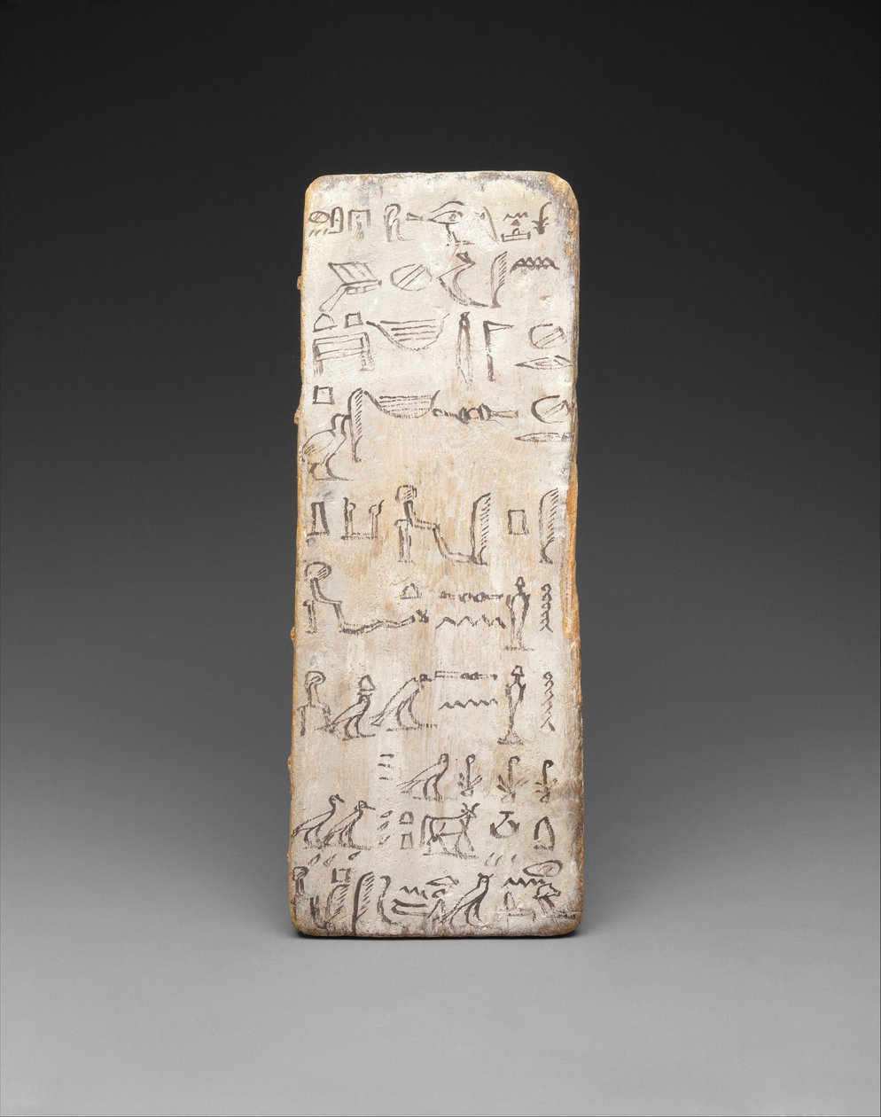 Bir çırak katibinin yazı tahtası, MÖ 2030 dolayları (tahta, badana ve mürekkep) by Egyptian 11th Dynasty