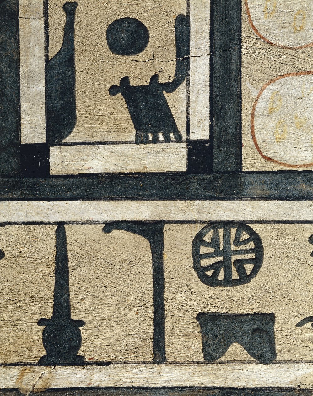 Irinimenpu Lahitinden "kasaba" ve Abydos'un adı için belirleyici hiyeroglif by Egyptian 12th Dynasty