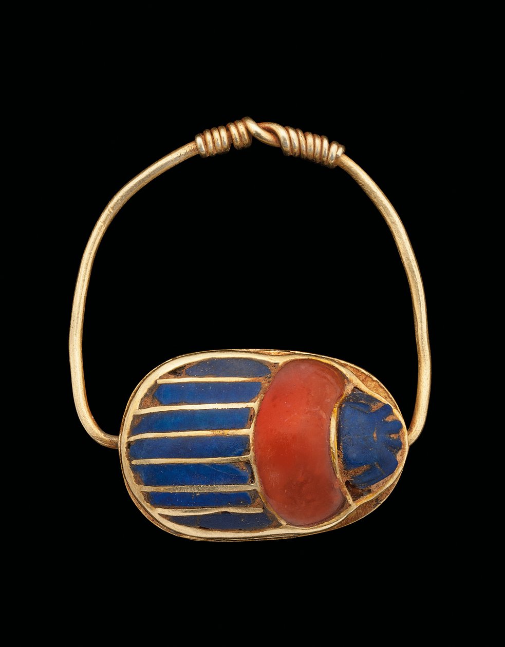Bokböceği parmak yüzüğü, Orta Krallık by Egyptian 12th Dynasty