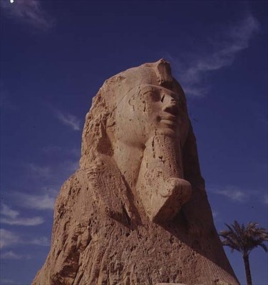 Alabaster Sfenks, Yeni Krallık, muhtemelen II. Amenhotep saltanatından, yaklaşık MÖ 1450-1425 (ayrıca bkz. 59239) by Egyptian 18th Dynasty