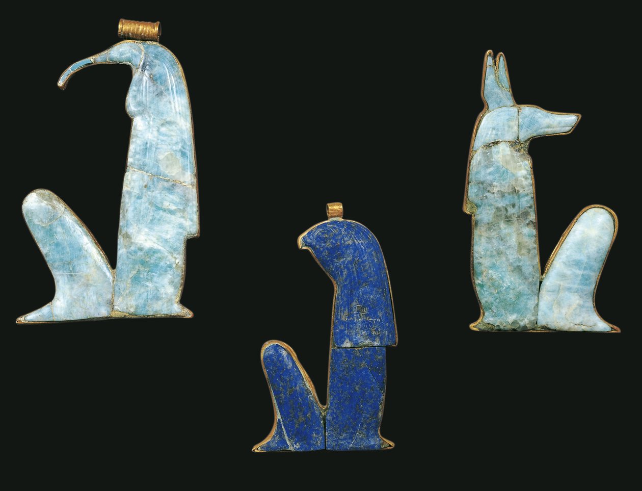 Mısır, Teb, Luksor, Krallar Vadisi, Tutankhamun Mezarı, Tutankhamun Hazineleri, Muskalar by Egyptian 18th Dynasty
