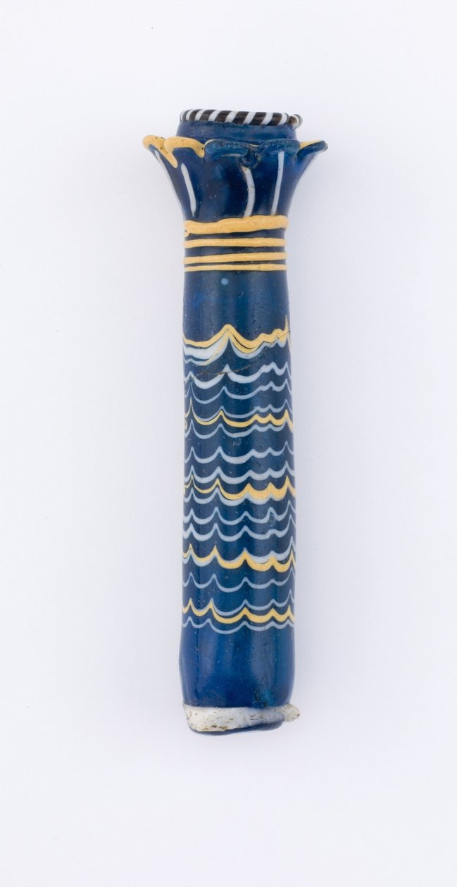 Şişe, Yeni Krallık, yaklaşık MÖ 1400-1300 (cam) by Egyptian 18th Dynasty